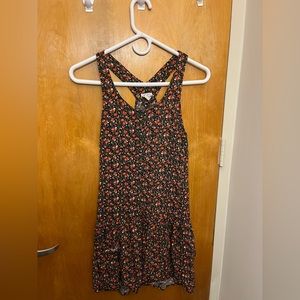 Forever 21 Black Floral Dress with Pockets